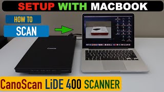 Canon Canoscan Lide 400 Setup Macbook Install Drivers Scanning Artwork Review [upl. by Ewall]