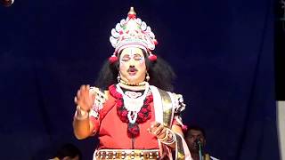 Yakshagana  Suvarna Lankadheesha  1  Jabbar Samo Sampaje as Brahma deva [upl. by Mcquoid]