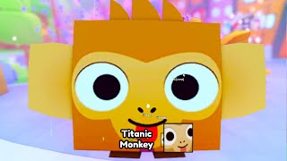 I Hatched FIRST TITANIC MONKEY in Pet Simulator 99 [upl. by Nyltyak]