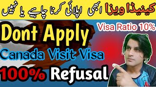 Canada Visit Visa Refusal Reason Canada Immigration 2024 [upl. by Ecydnac]