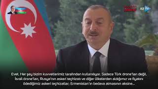 İlham Aliyev Tehdit olursa Türk askerini davet edebilirim [upl. by Ivetts]