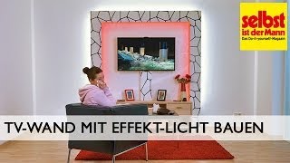 TVWand mit EffektLicht [upl. by Chara]