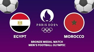 Marruecos vs Egipto Olimpiadas 2024 Medalla de bronce [upl. by Rustie]