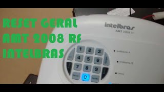 RESET Fisico Central AMT 2008 RF Intelbras [upl. by Yelhak249]