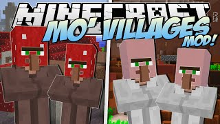 Minecraft BETTER VILLAGERS LUMBERJACKS MINERS amp FARMERS Mod Showcase [upl. by Riccardo567]