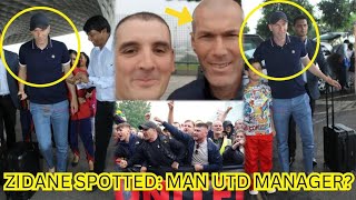 ZIDANES MYSTERIOUS MANCHESTER VISIT MANAGERIAL TAKEOVER IMMINENT [upl. by Atiuqnahs]