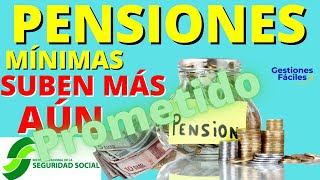 🚀Las PENSIONES que MAS SUBIRAN Las mínimas y no contributivas👍 Ultimas noticias pensionistas😜 [upl. by Rapsag]