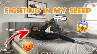 FIGHTING IN MY DREAMS PRANK ON HUSBAND HE WAS SCARED  SNACKS AND LEX snacksandlex [upl. by Shiekh]