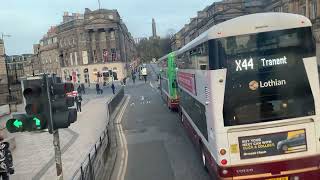 Lothian Buses Route X26 West End  Port Seton [upl. by Nnylamme898]