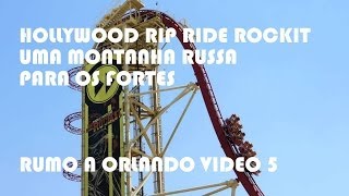 Hollywood Rip Ride Rockit  Universal Studios  Rumo a Orlando Vídeo 5 [upl. by Guevara740]