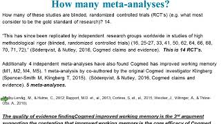 The Core Efficacy of Cogmed Improving Working Memory [upl. by Eelarak]