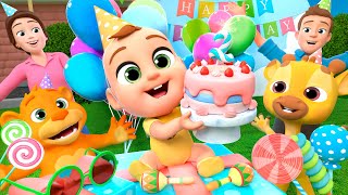 Happy Birthday Song  Lalafun Nursery Rhymes amp Original Kids Songs [upl. by Zephaniah665]