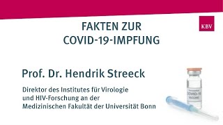 Prof Dr Hendrik Streeck Fakten zur COVID19Impfung [upl. by Taryne]