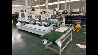 HXCP High Speed End Sheet Gluing Machine [upl. by Eicam69]