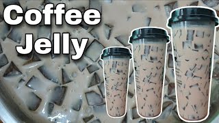 Coffee Jelly  How to make Coffee Jelly  Fevijoy Baynito [upl. by Aicert886]