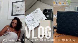 VLOGTHE START OF MY NEW YEARSEPHORA HAULMORE GIFTSHEALING JOURNEYBriana Monique’ [upl. by Eelrefinnej]