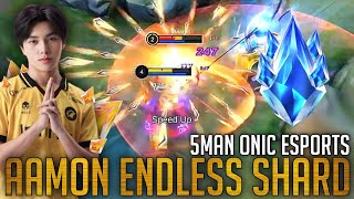 AAMON WITH DEADLY ENDLESS SHARD  5MAN ONIC ESPORTS [upl. by Oeramed]