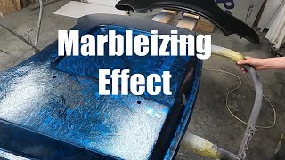 How to Create a Custom Marbleized Effect with Paint [upl. by Rexford]