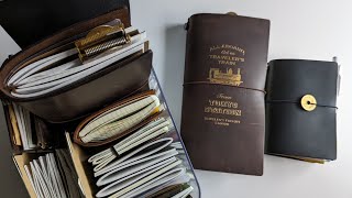 my travelers notebook collection  travelers company [upl. by Corabel526]