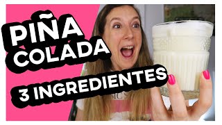 Como hacer PIÑA COLADA SIN leche de coco ✅ 3 ingredientes  AGUS BLANCO [upl. by Wenona]