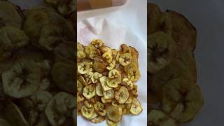 Banana chips ready in 5 minutes 🤭 youtubeshorts ytshorts foodshorts [upl. by Ettezyl201]