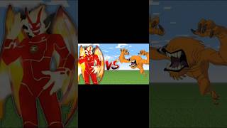 headbat vs wildmutt Ben 10 alien fight minecraft short video [upl. by Almena190]