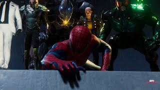 The Amazing Spider Man Vs Sinister Six Fight Scene  Marvels Spider Man Remastered RTX ON [upl. by Egief651]