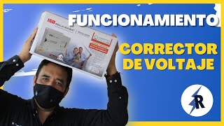 FUNCIONAMIENTO CORRECTOR DE VOLTAJE [upl. by Anyt782]