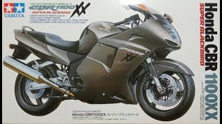 Tamiya 14070 Honda CBR1100XX Super Blackbird [upl. by Franzoni39]