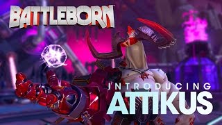 Battleborn  Attikus Character Highlight Trailer [upl. by Eladnwahs]