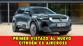 Primer vistazo al nuevo Citroën C5 Aircross híbrido y eléctrico [upl. by Eerot]