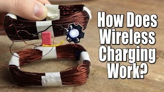 How Does Wireless Charging Work  Crude Wireless Energy Transfer Circuit [upl. by Storm]