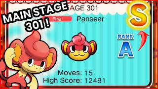 Pokemon Shuffle  Main Stage 301  Pansear ItemlessRematch for the S [upl. by Hentrich]