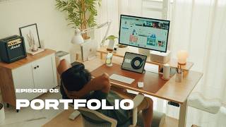 How I create a Behance portfolio presentation  Vlog 05 [upl. by Aaren]