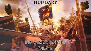 Roblox Napoleonic Wars  NA Mixed Battle Hungary 81724 [upl. by Brindell]