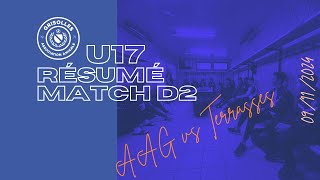 Résumé Match U17 D2  AAG vs TerrassesDuTarn [upl. by Ramedlaw]