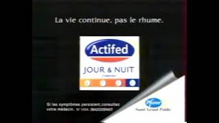 Pub Actifed Jour amp Nuit  Femme  Janvier 2005 [upl. by Annavaj]