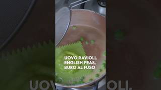 🌿🫛 UOVO RAVIOLI 🫛🌿 With Spring Vegetables in butter lemon sauce italianfood pastarecipe asmr [upl. by Frymire855]