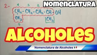 Nomenclatura de ALCOHOLES muchos ejemplos [upl. by Allissa273]