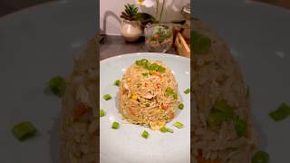 Easy and tasty Crab fried rice crab food friedrice [upl. by Akcemat]