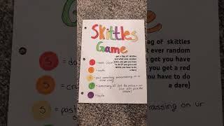 Skittles game🍬🌈sleepover skittles games fyp [upl. by Salita]