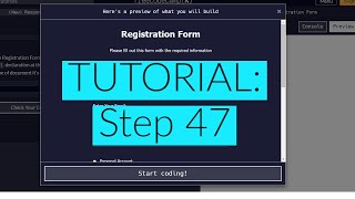 freeCodeCamp  Learn HTML Form Step 47 [upl. by Vinson]