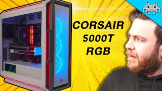 هذا من أجمل الكيسات ولكن مراجعة كيس CORSAIR 5000T RGB [upl. by Noli]