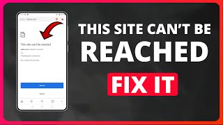 Fix This site cant be reached on Android Phone [upl. by Blayne749]