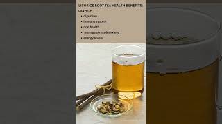 Licorice Root Tea guthealth tea licorice digestivehealth teaheals licoriceroot farazberjis [upl. by Aldus934]