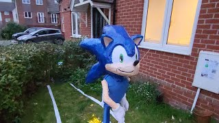 BRO ITS SONIC made by my mother friend becky [upl. by Nosduh]