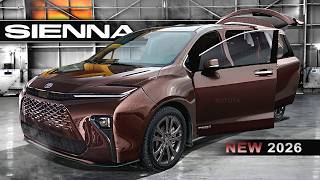 New Toyota Sienna 2026 Facelift  FULL REDESIGN of its FrontEnd and Interior Changes [upl. by Johannah]