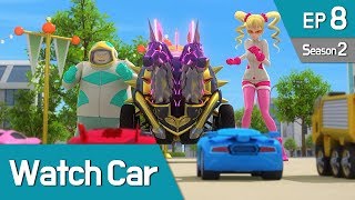 Power Battle Watch Car S2 EP08 Attack at the Themepark [upl. by Anavi]