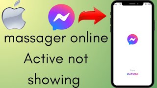 How to Fix Massager online Active not showing on iPhone [upl. by Nirrok51]