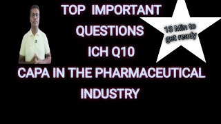 interview question ICH Q10 [upl. by Gonagle]